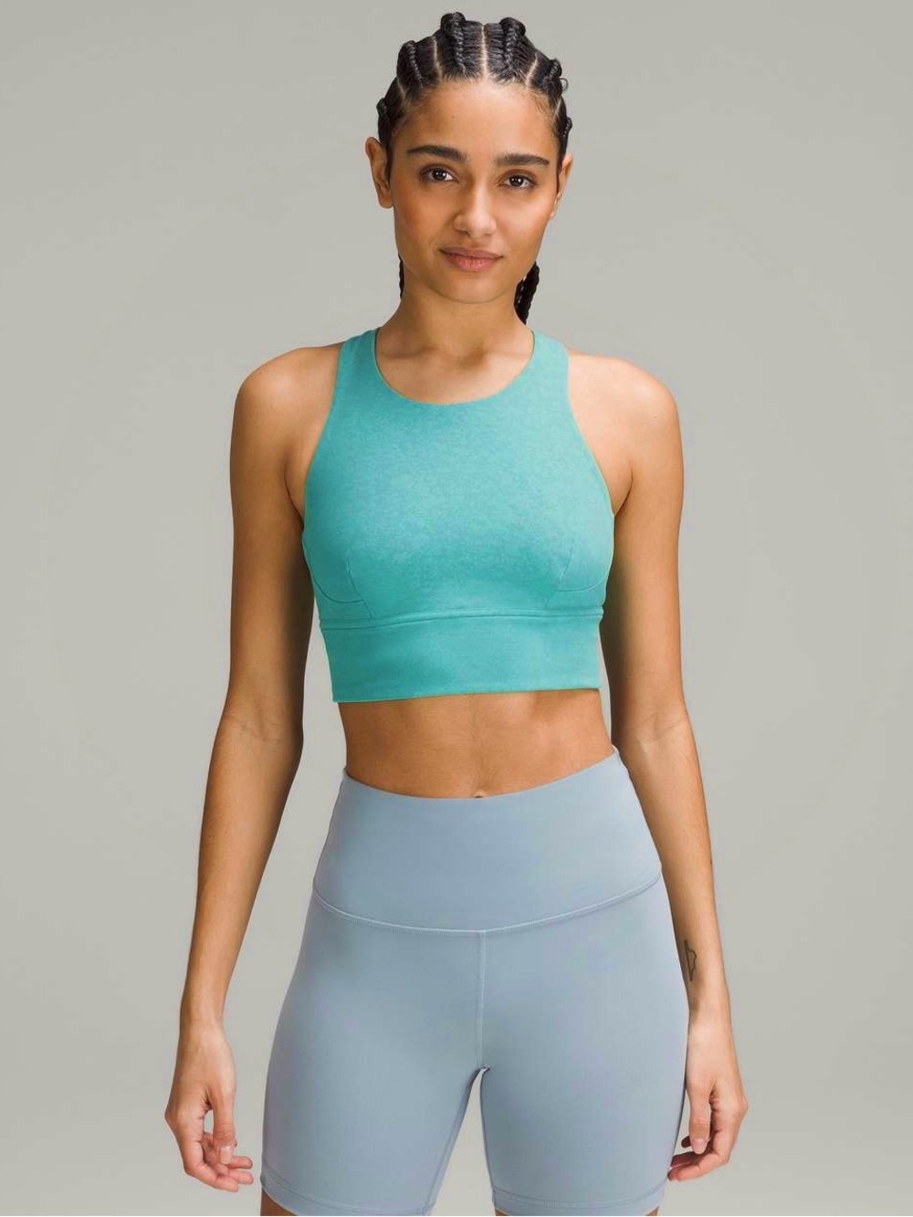 Lululemon | Wunder Train Longline Bra C/D Cup Size 6 Blaze Maldives Green